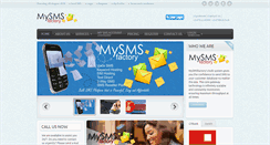 Desktop Screenshot of mysmsfactory.com